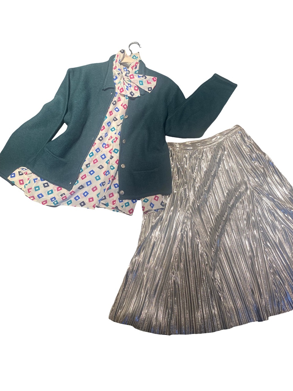 Vintage Button-Front Wool cardigan by Preview